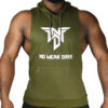 Olive and Black Hoodie Stringer