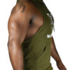 Olive and Black Hoodie Stringer - Image 2