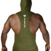 Olive and Black Hoodie Stringer - Image 3